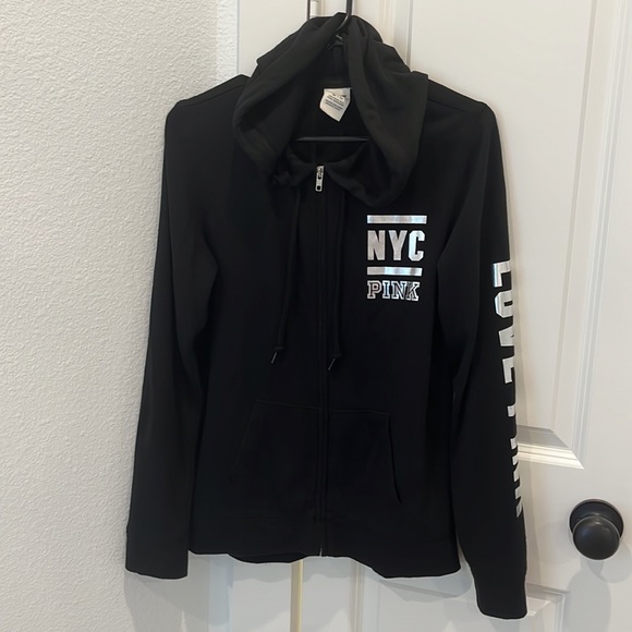 Victoria’s Secret PINK NYC Zip Up Hoodie - Picture 3 of 3